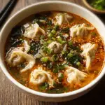 Spicy Dumpling Soup