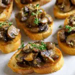 Mushroom Crostini with Thyme and Garlic