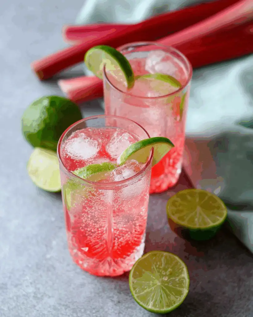 Rhubarb Gin & Tonic