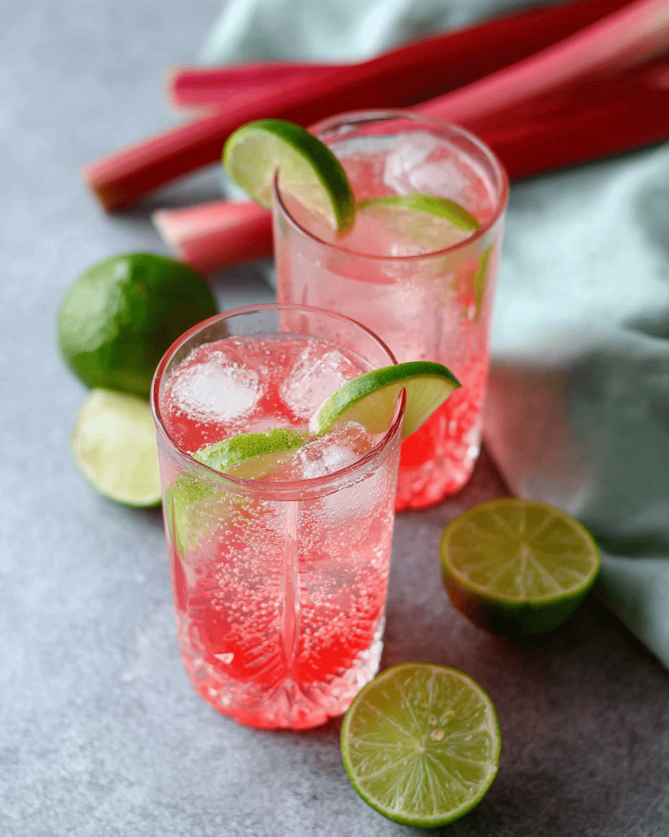 Rhubarb Gin & Tonic