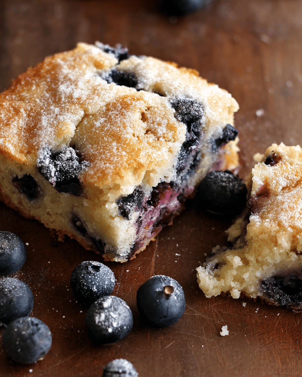 Buttermilk Blueberry Breakfast Cake