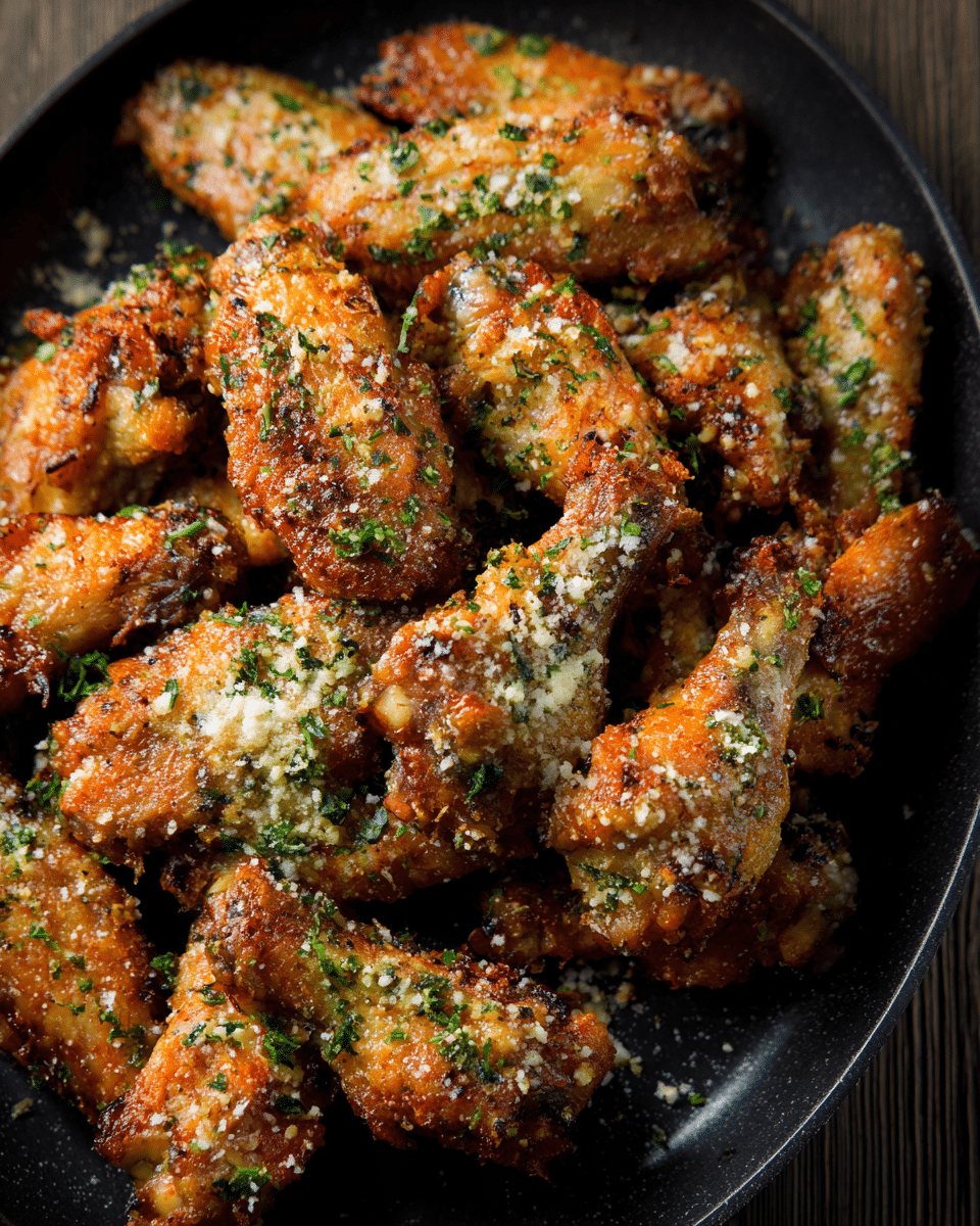Garlic Parmesan Chicken Wings