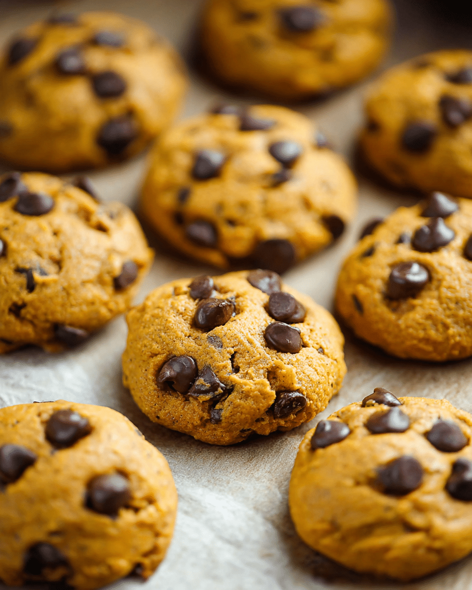 Pumpkin Chocolate Chip Cookies