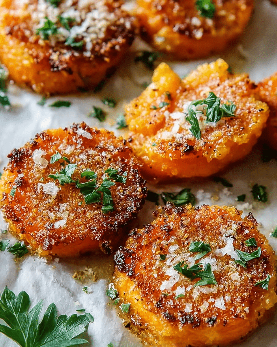 Crispy Smashed Carrots