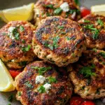Mediterranean Chicken Patties