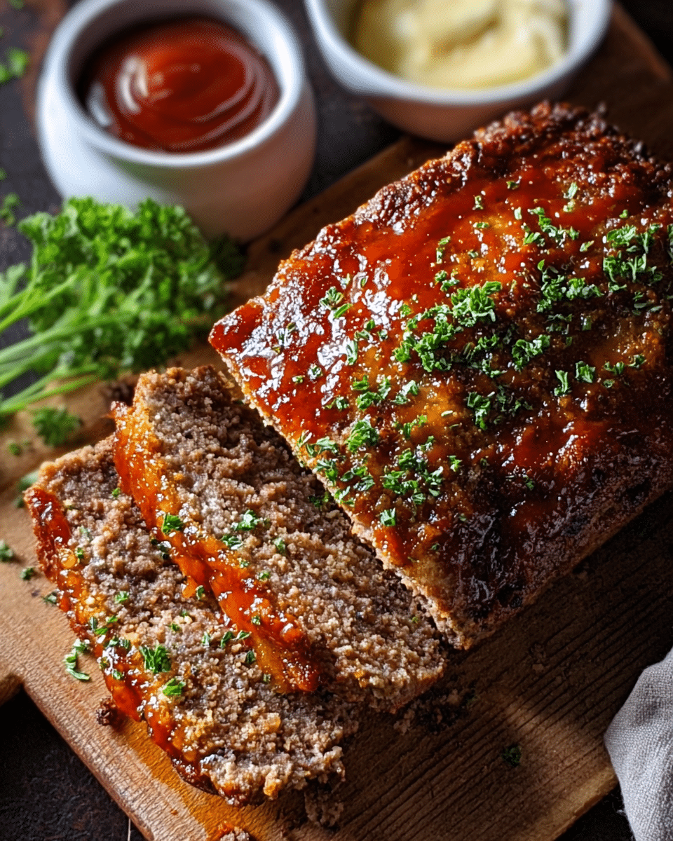 Savory Meatloaf with Breadcrumbs