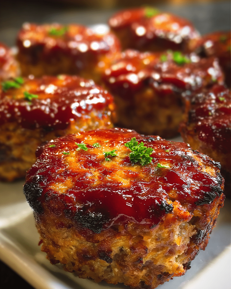 Mini BBQ Meatloaf