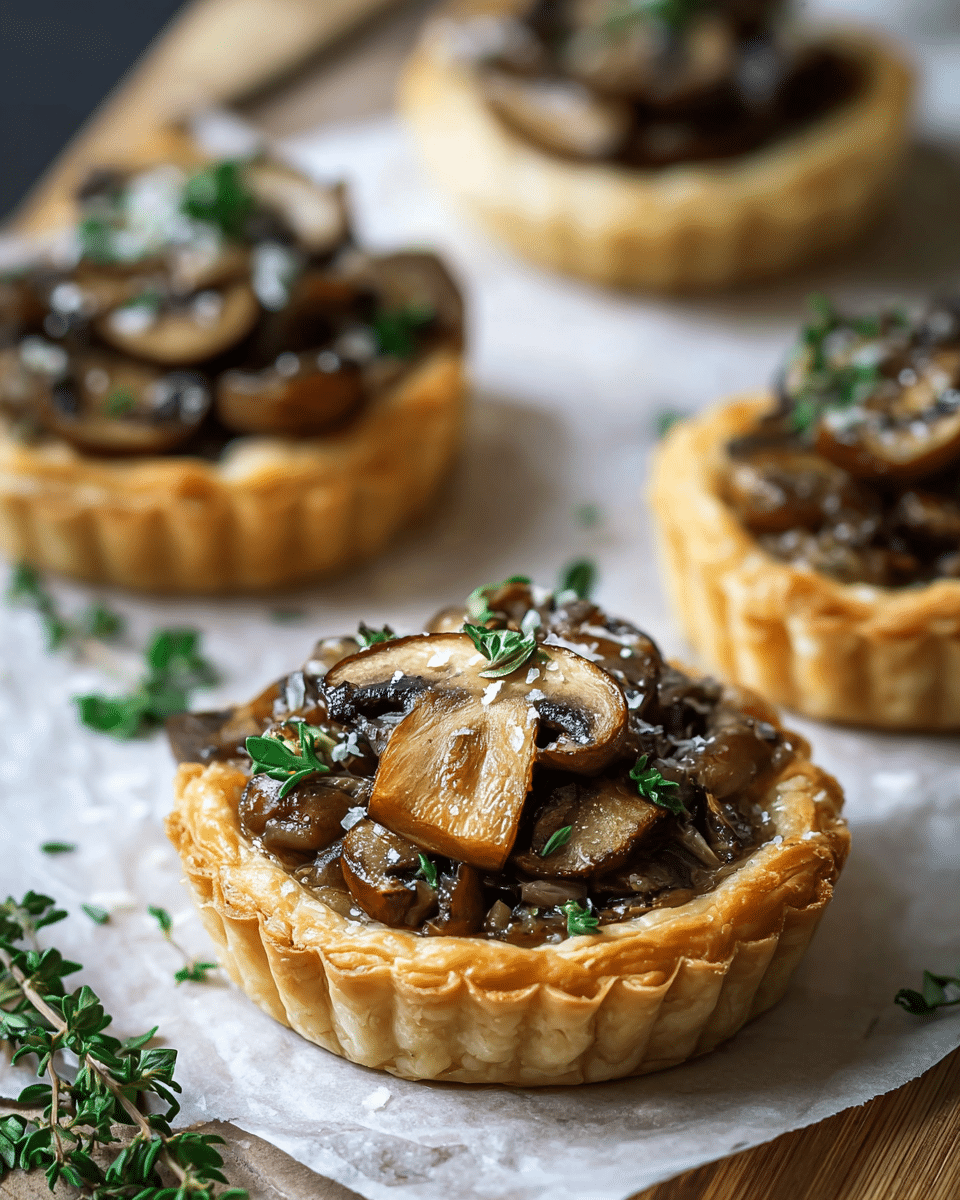 Mushroom Duxelles Tartlets