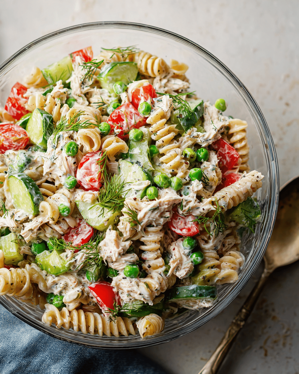 Healthy Tuna Pasta Salad