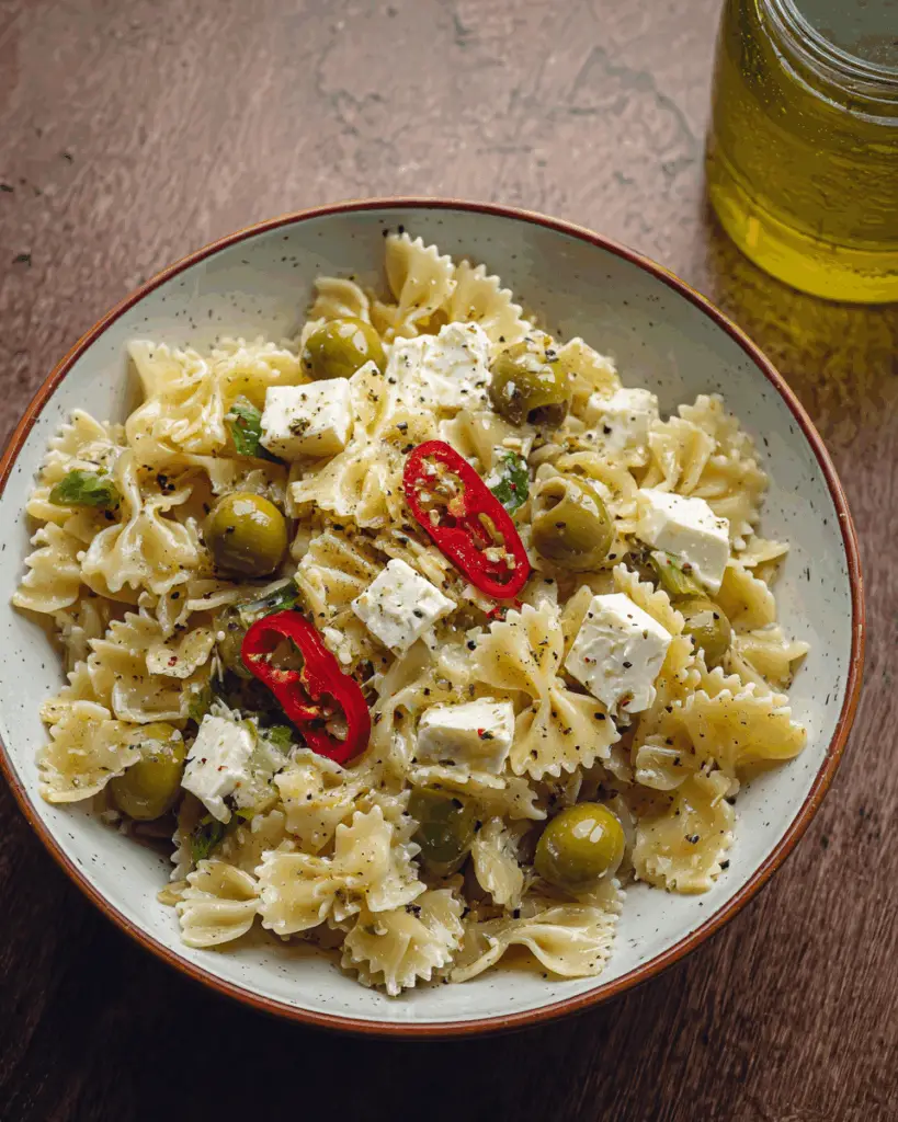 Dirty Martini Pasta Salad