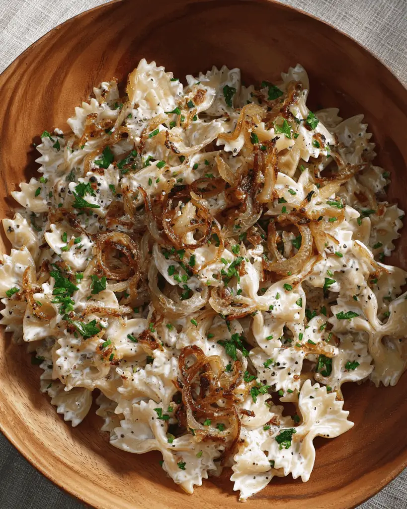 French Onion Pasta Salad