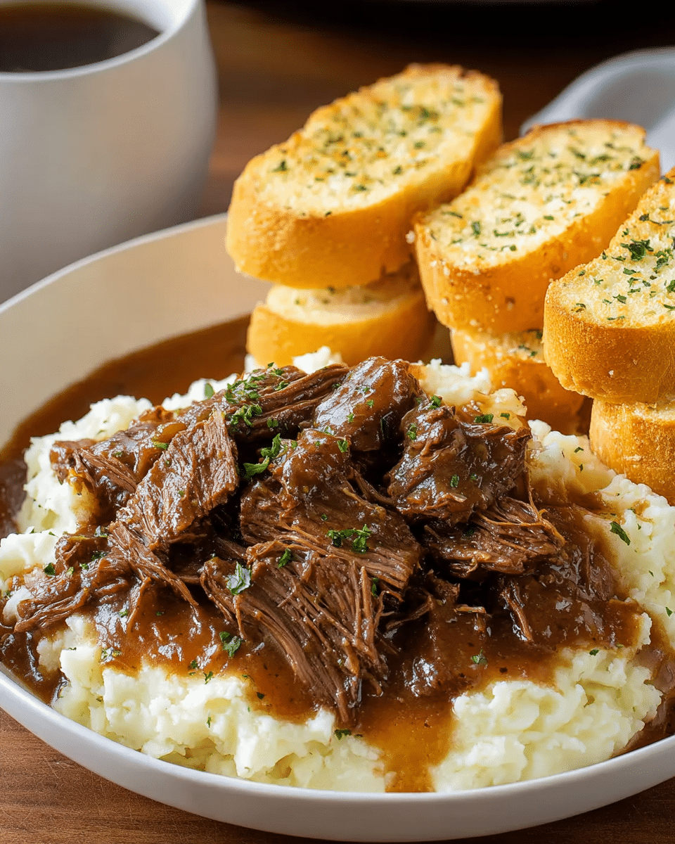 Slow Cooker Beef Manhattan