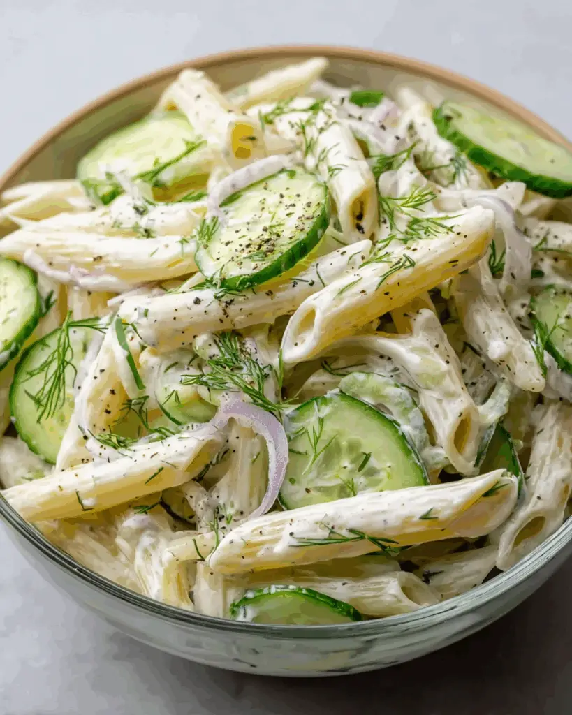Cucumber Pasta Salad