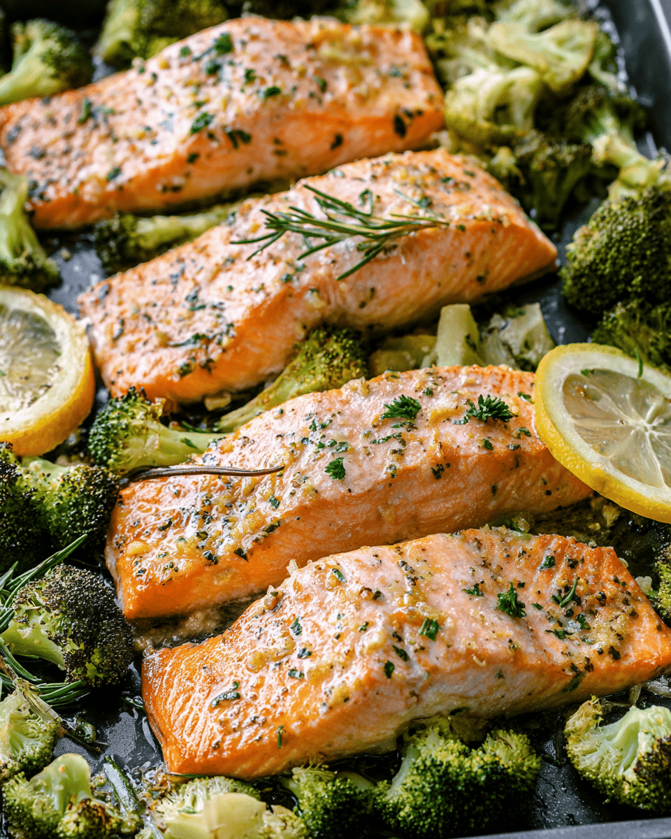 Garlic Butter Baked Salmon