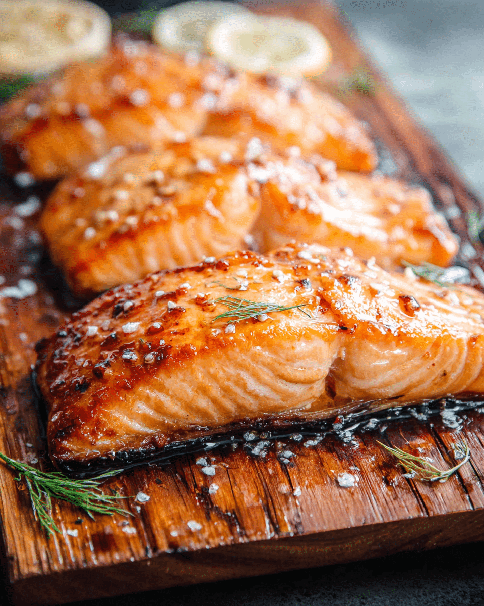 Cedar Plank Grilled Salmon