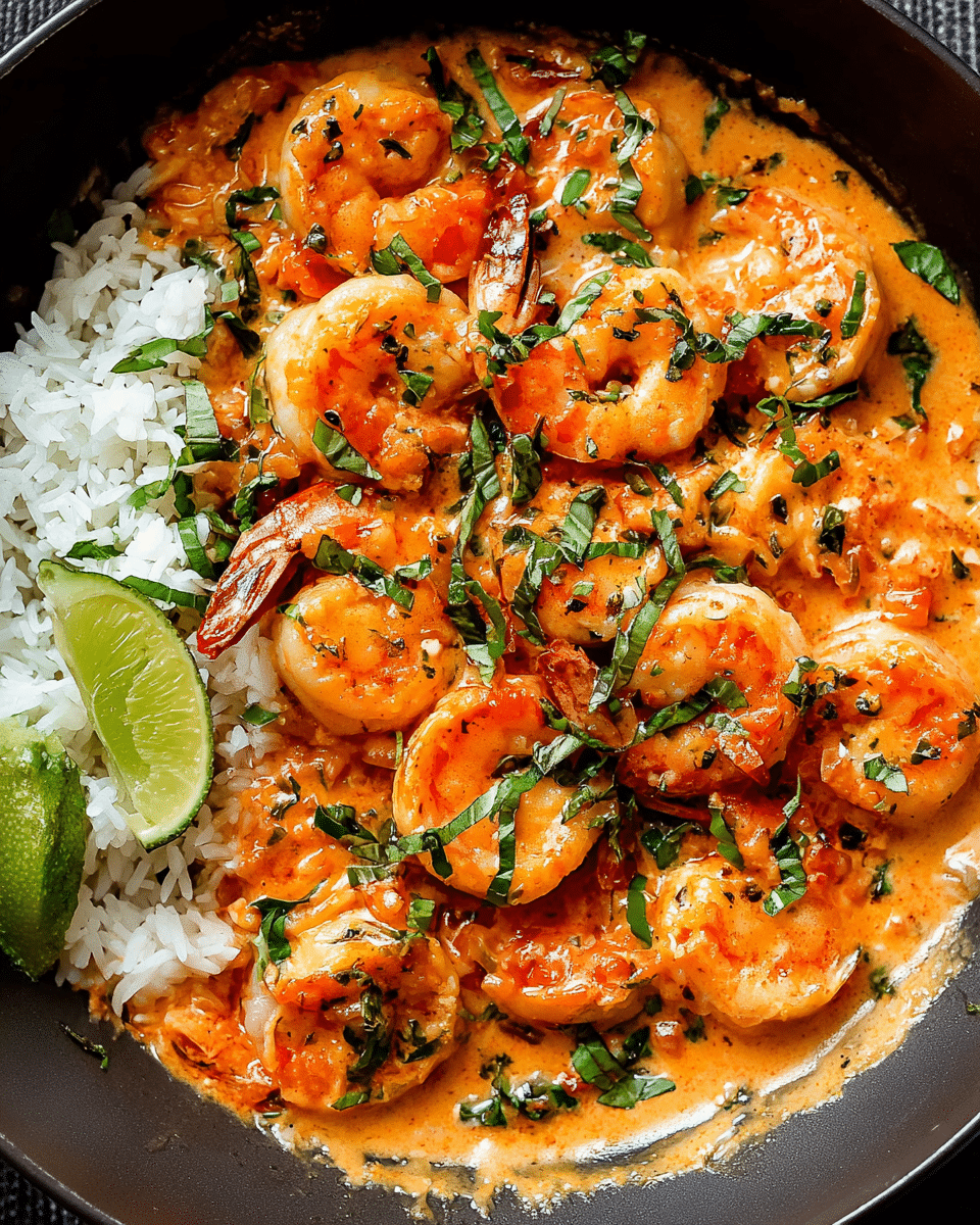 Thai Inspired Creamy Coconut Shrimp