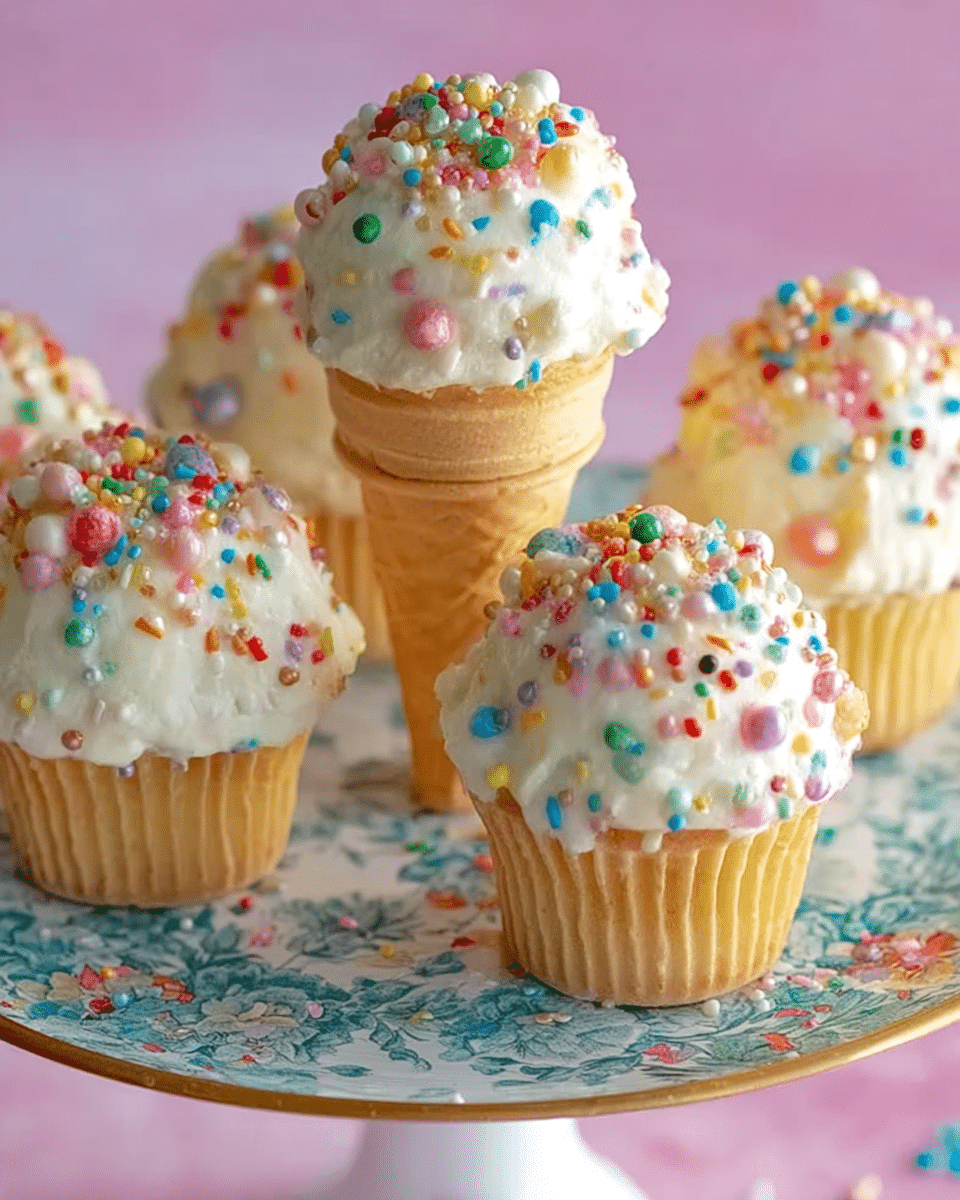 Ice Cream Cone Cupcakes