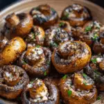 Air Fryer Garlic Butter Mushrooms