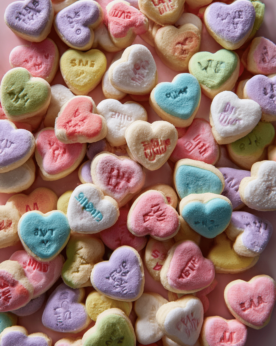Conversation Heart Cookies