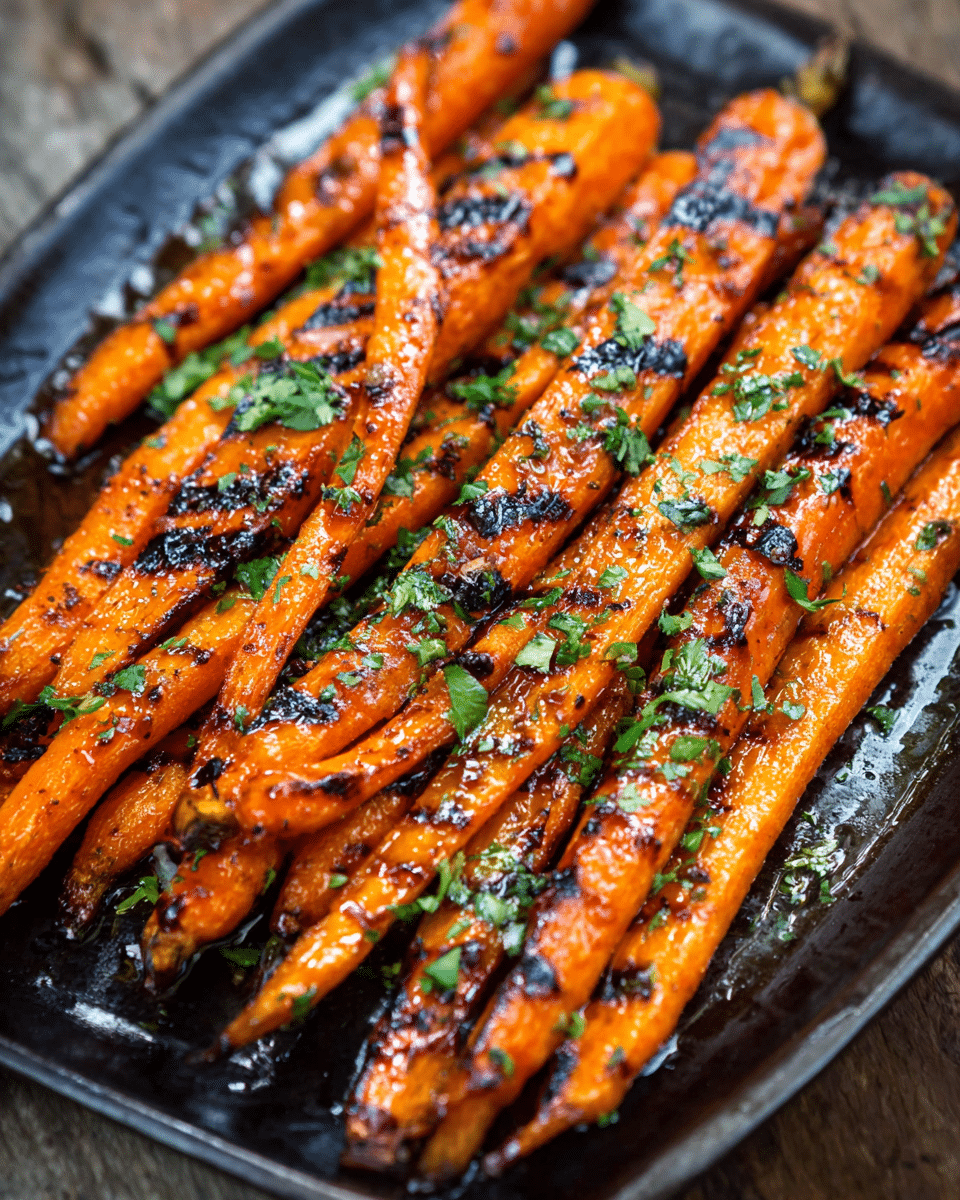 Grilled and Glazed Carrots