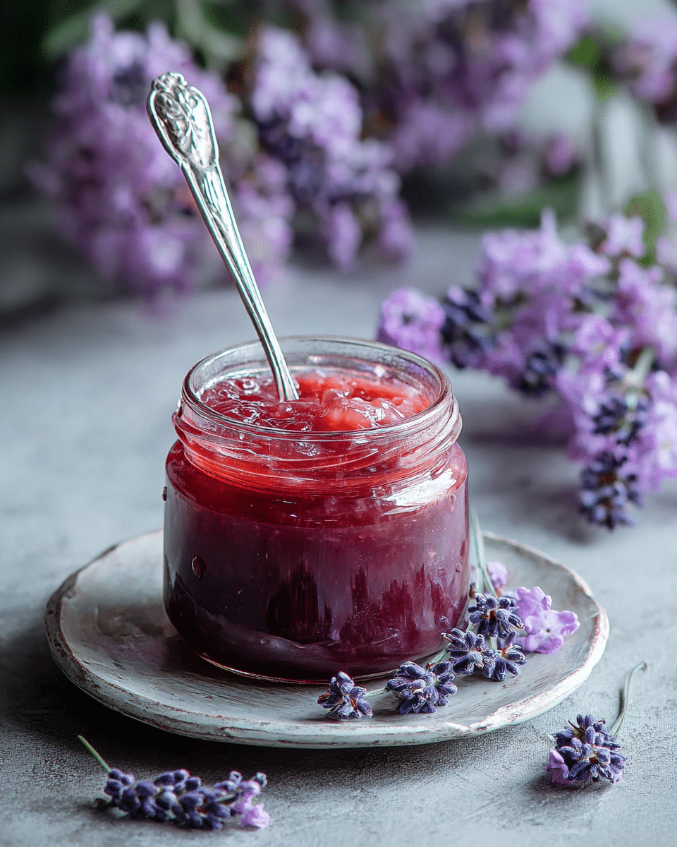 Rhubarb and Lavender Jam
