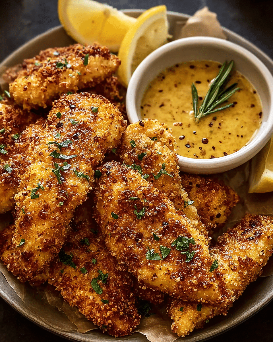 Crispy Mustard Chicken Tenders