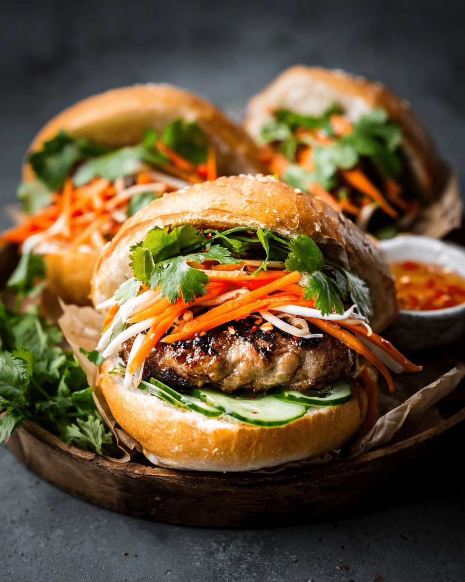 Pork Banh Mi Burger