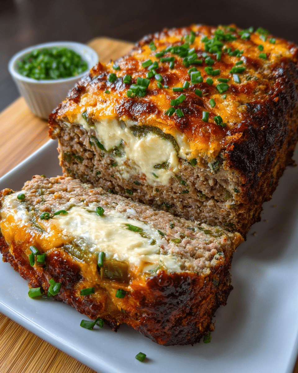 Smoky Jalapeño Popper Meatloaf