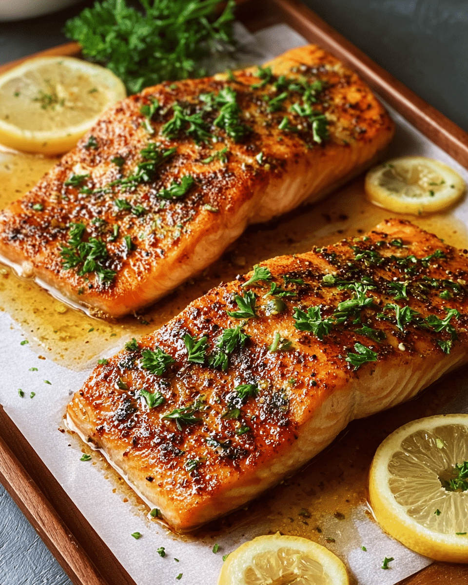 Texas Roadhouse-Style Baked Salmon