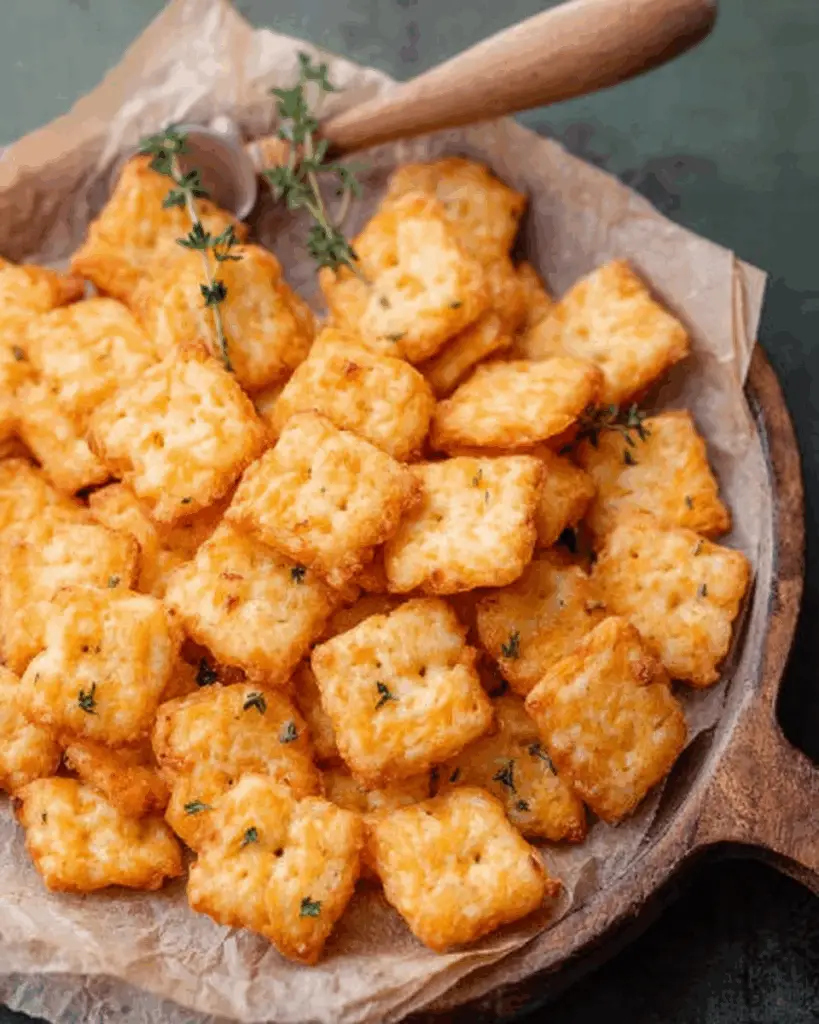 Homemade Cheddar Crackers