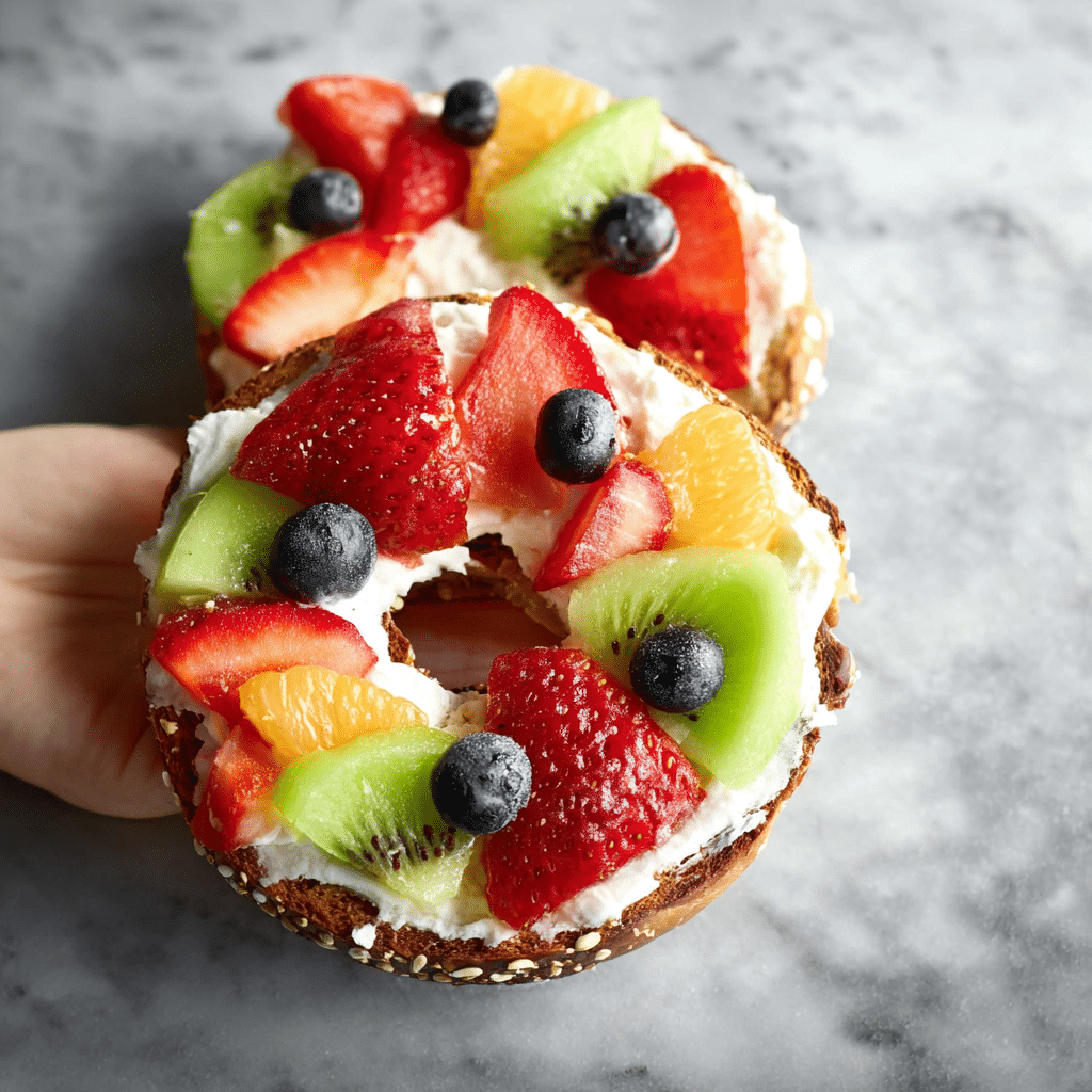 Bagel Fruit Pizzas