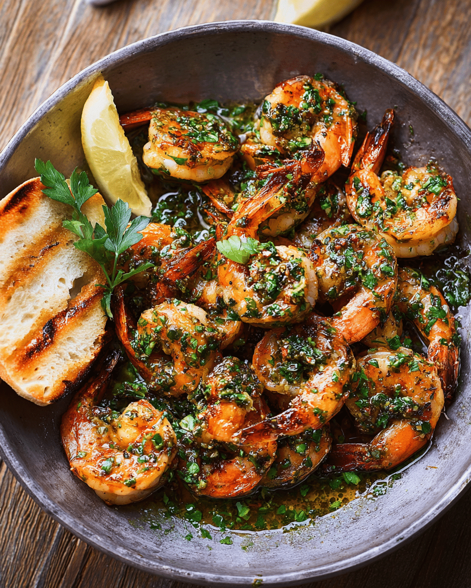 Pan-Seared Chimichurri Shrimp