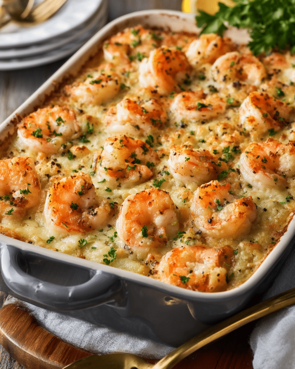 Baked Stuffed Shrimp Casserole