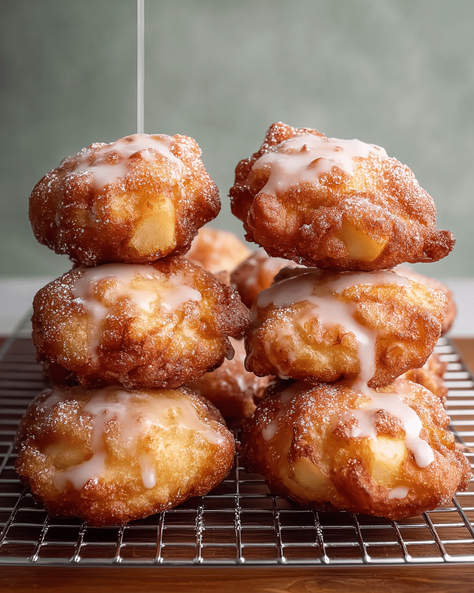 Air Fryer Apple Fritters