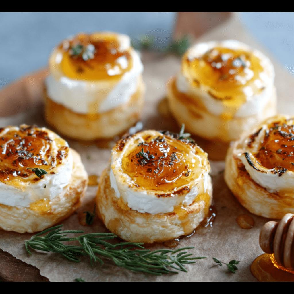 Goat Cheese and Honey Bites