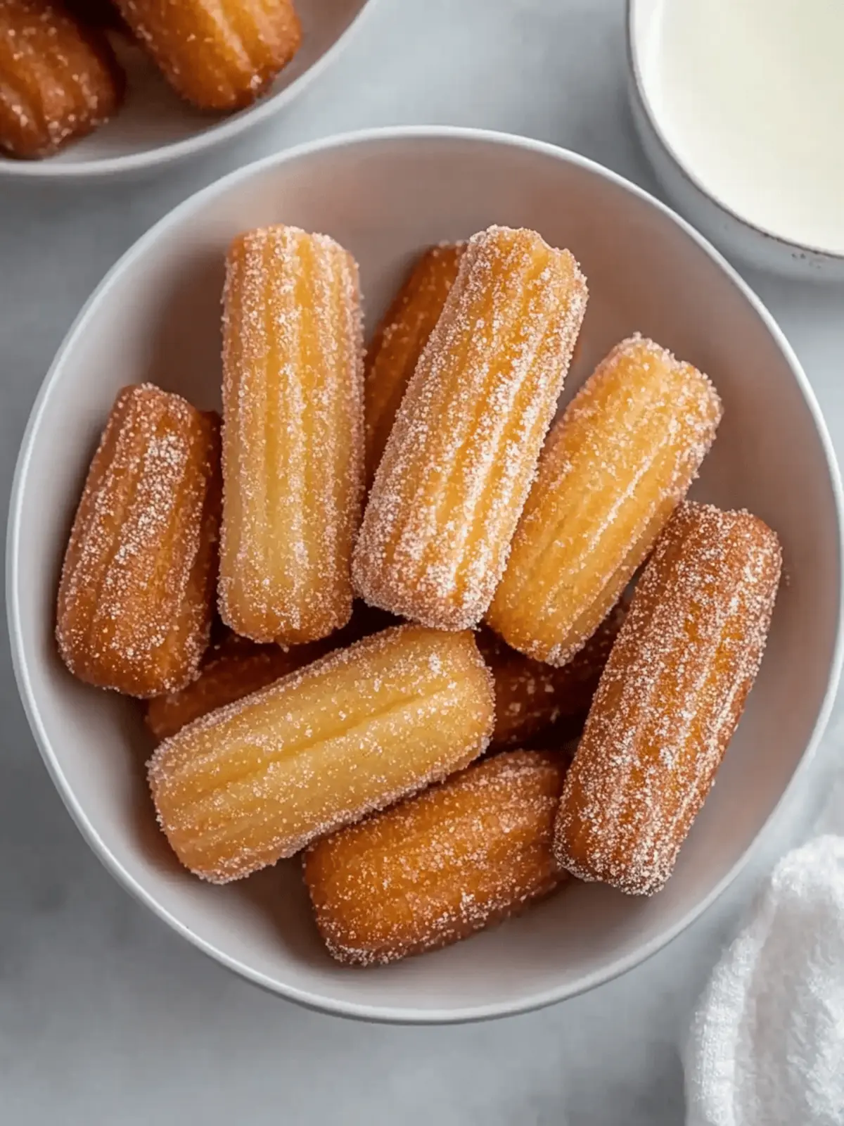 Irresistible Baked Churro Bites - Quick and Guilt-Free Treat