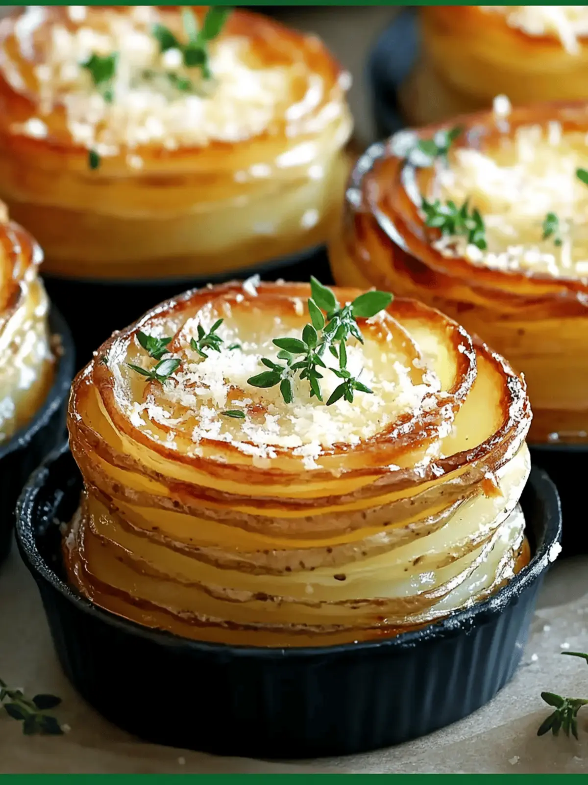 Parmesan Potato Stacks