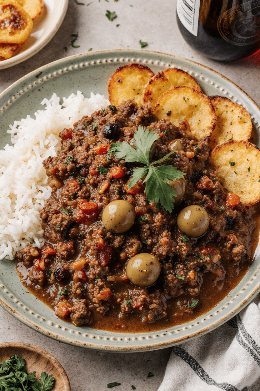 Cuban Beef Picadillo