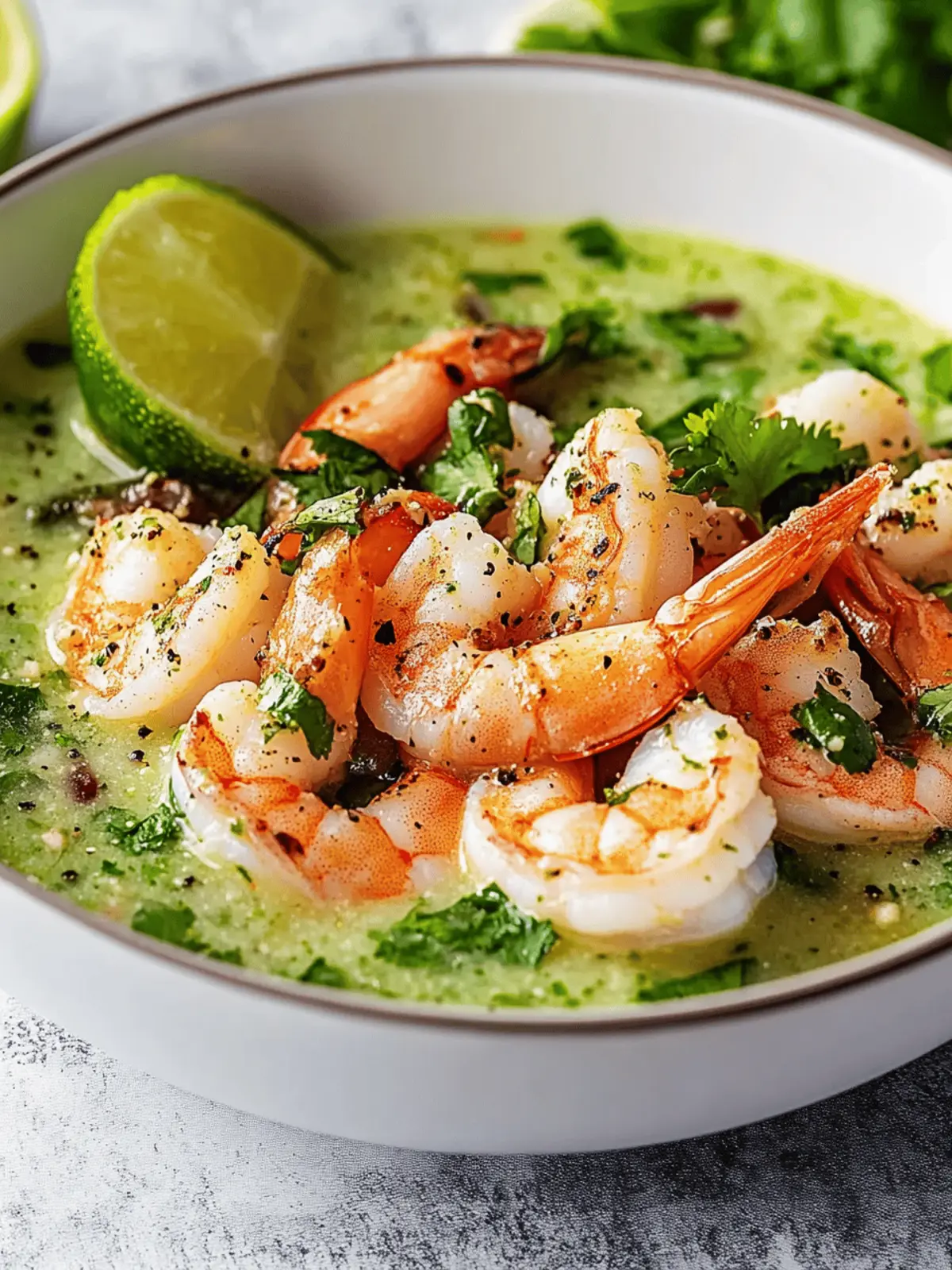 Shrimps in Culichi Salsa