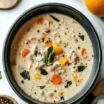 Creamy Italian Ground Chicken Soup