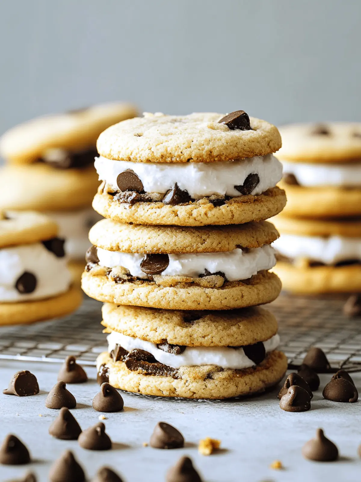 Chocolate Chip Sandwich Cookies