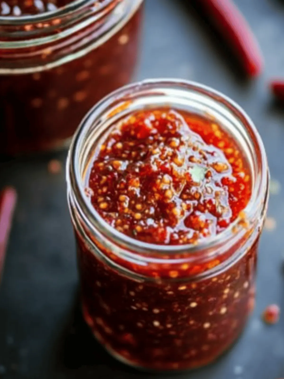 Homemade Slow Cooker Rhubarb Sweet Chili Jam You'll Love