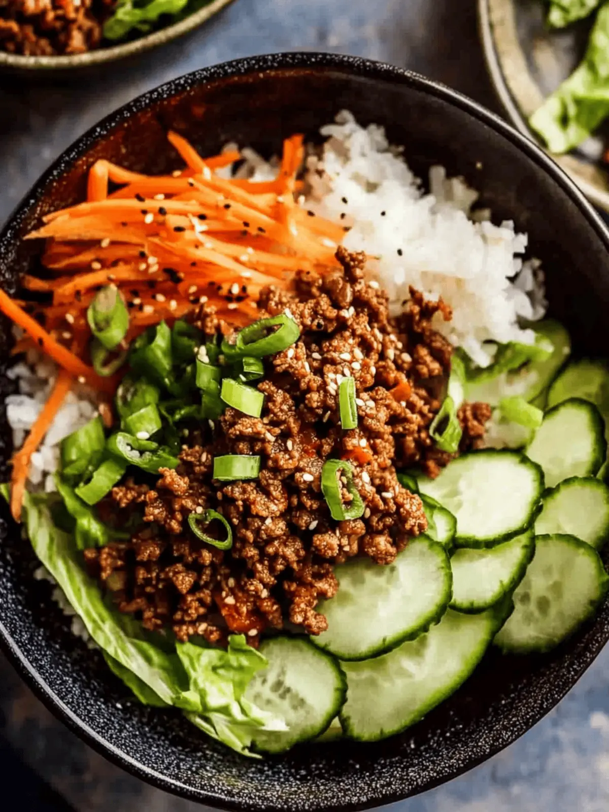 Korean Ground Beef Bulgogi