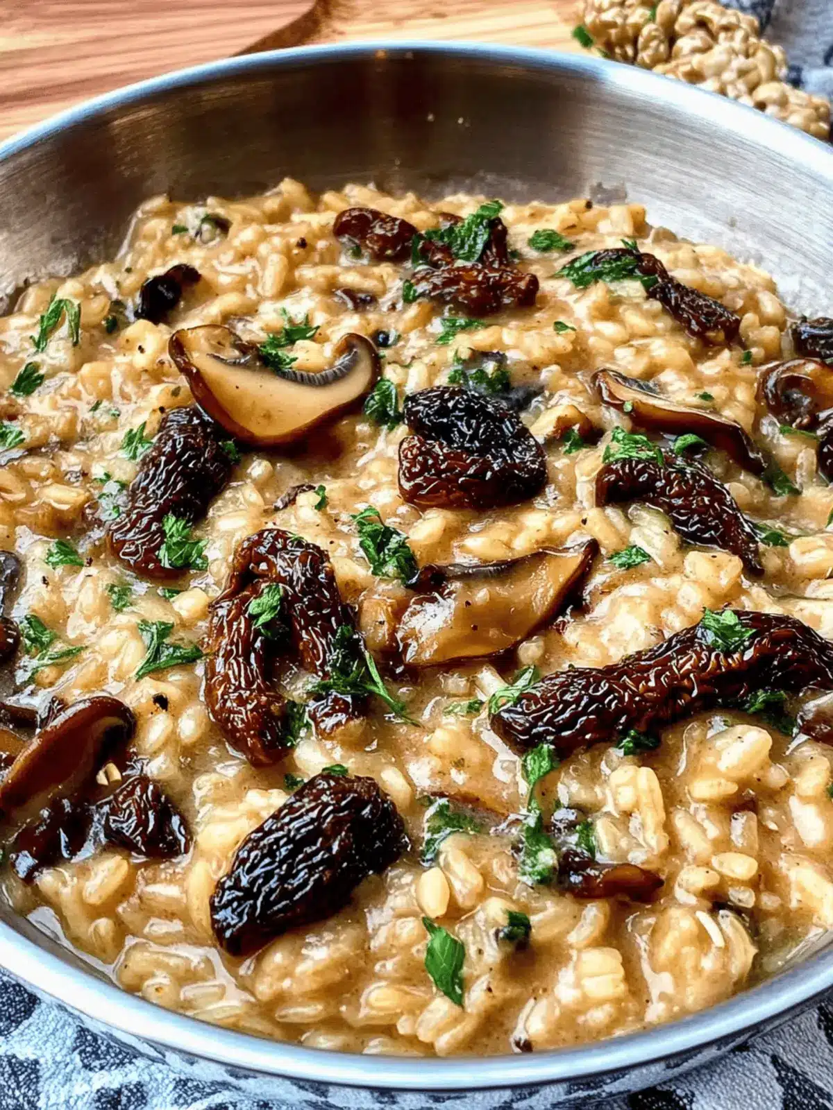 Morel Mushroom Risotto