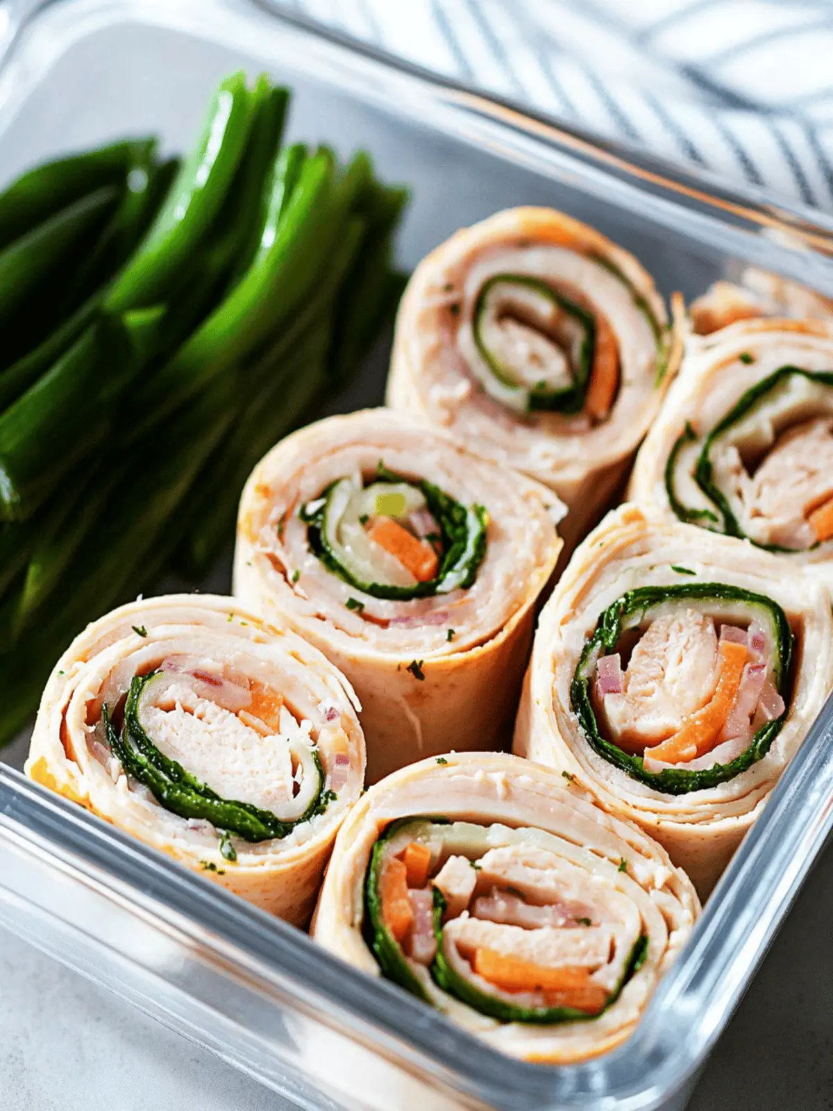 Turkey and Cheese Roll-Ups