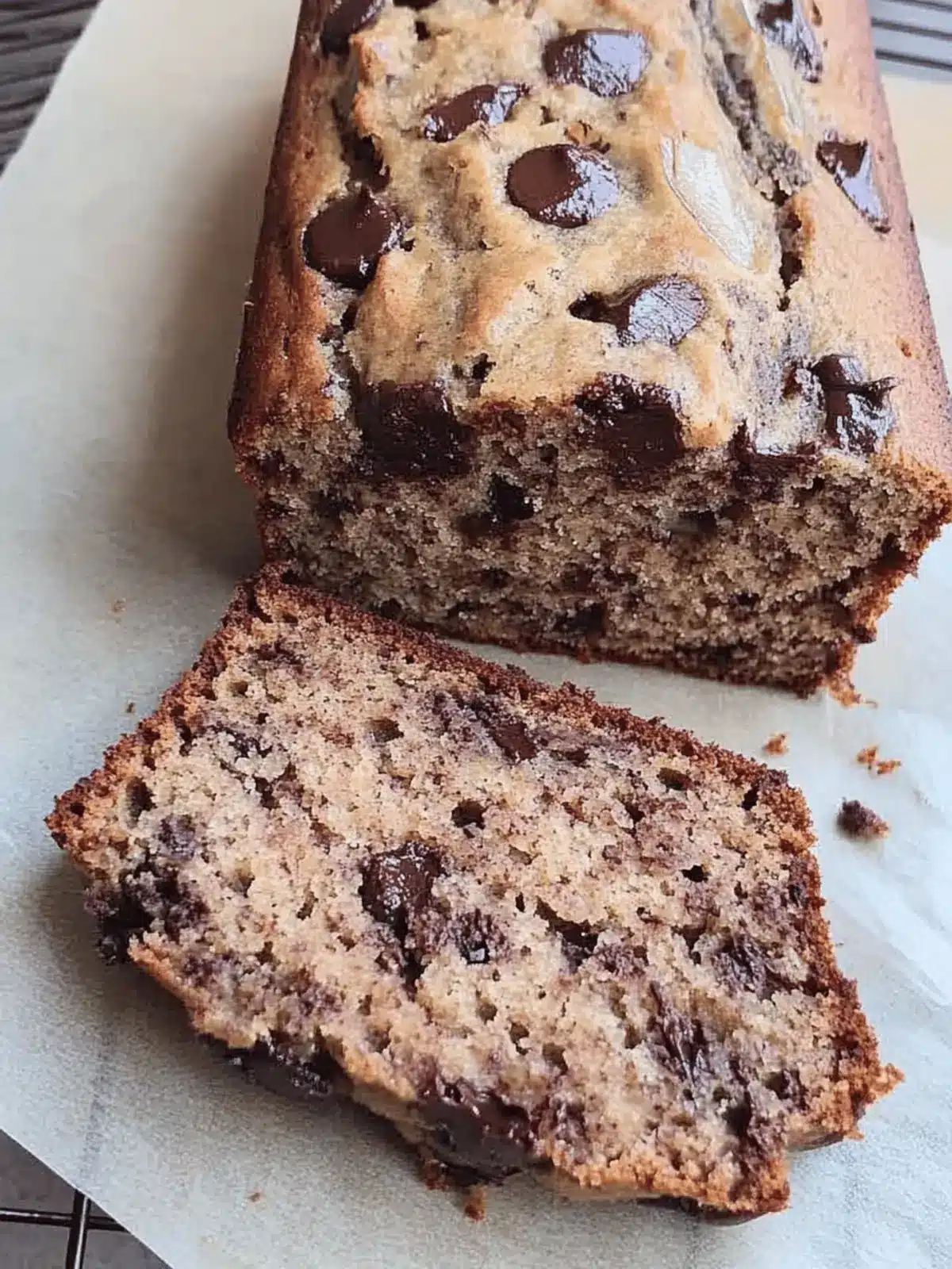Chocolate chunk banana bread