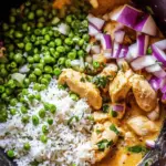 Slow Cooker Basil Chicken Coconut Curry