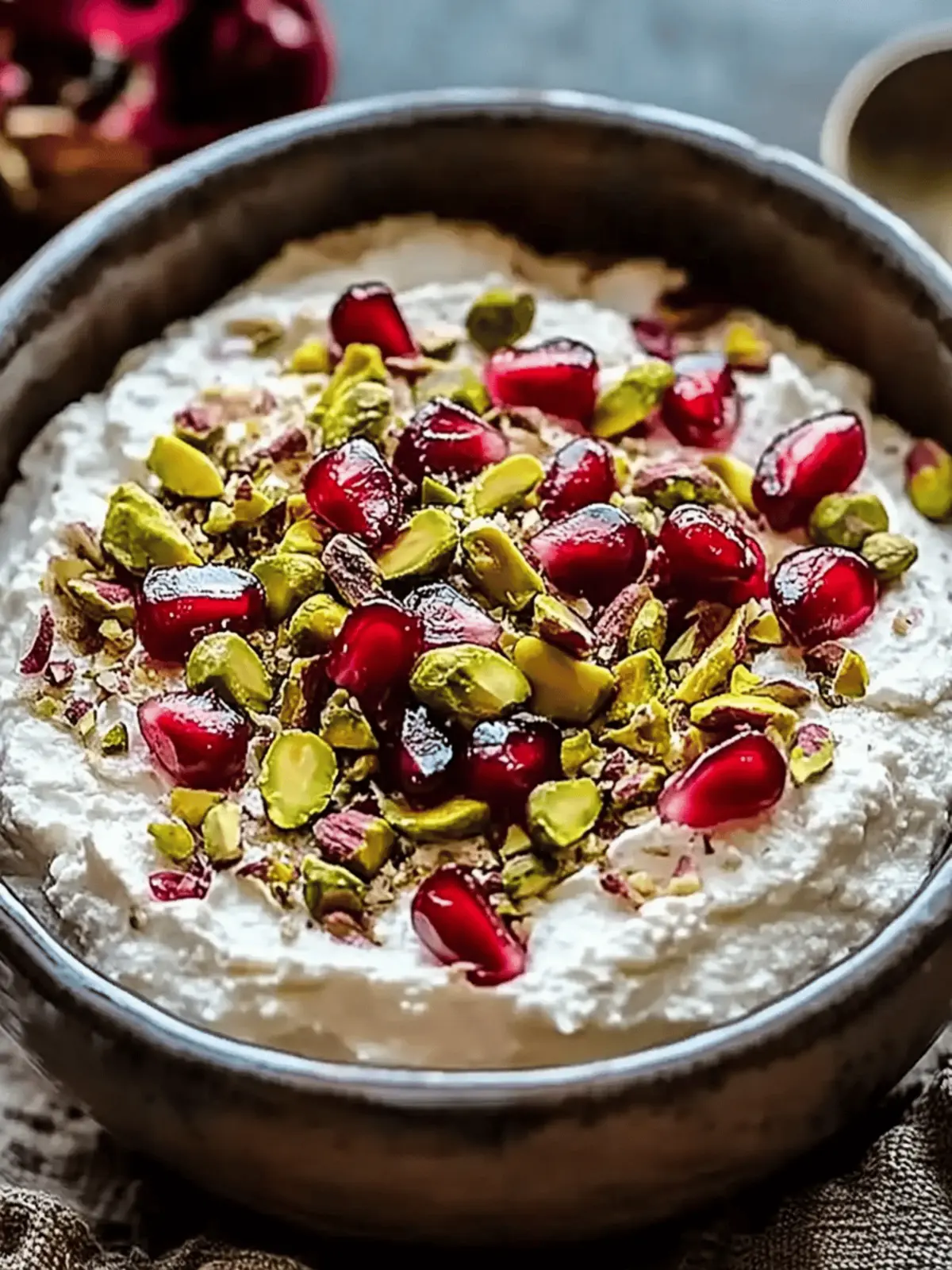 Pomegranate Pistachio Whipped Feta: A Creamy Delight You’ll Love