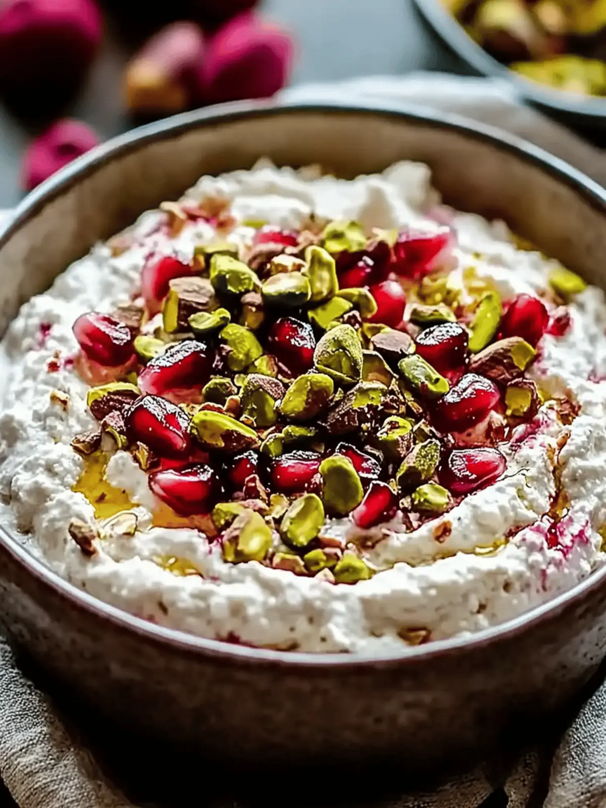 Pomegranate Pistachio Whipped Feta: A Creamy Delight You’ll Love