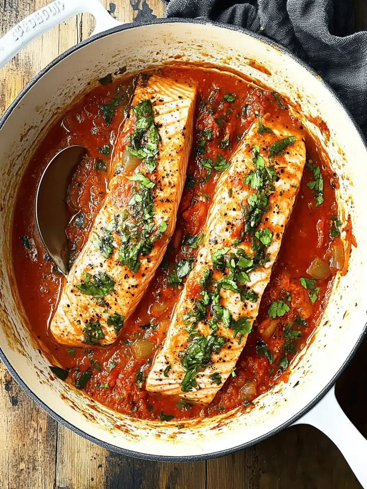 Savor Quick Salmon all’Arrabbiata in Just 25 Minutes